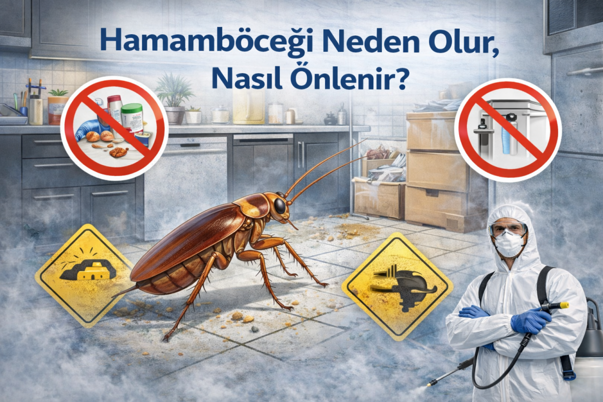  Hamamböceği Neden Olur, Nasıl Önlenir?