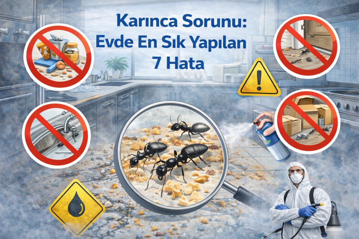 Karınca Sorunu: Evde En Sık Yapılan 7 Hata
